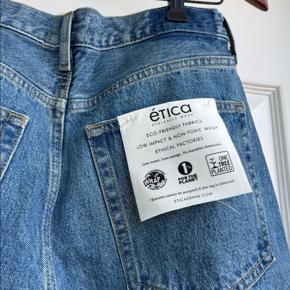 Etica Cassel Ultra High Barrel jeans size 28 - Picture 9 of 13